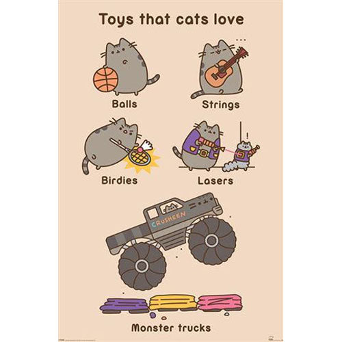 Pusheen - Toys That Cats Love Poster