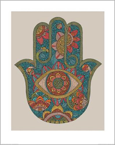 Valentina Ramos - Hamsa 40 x 50cm Art Print