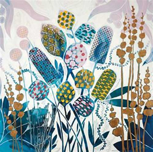 Susan Nethercote - Botanical Nuance VII 60 x 60cm Art Print