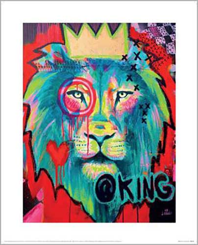 Jessi Dahlquist - @ King Lion 40 x 50cm Art Print