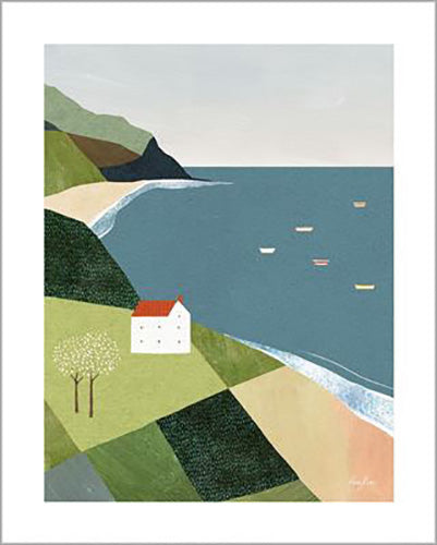 Henry Rivers - House on the Cliff 40 x 50cm Art Print