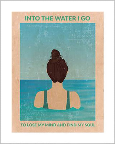 WallChart - Into the Water 40 x 50cm Art Print