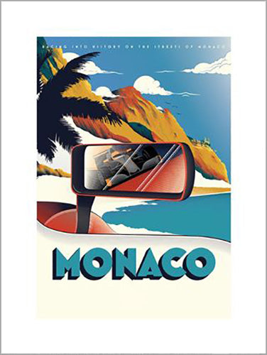 Zoom F1 - Monaco 30 x 40cm Art Print