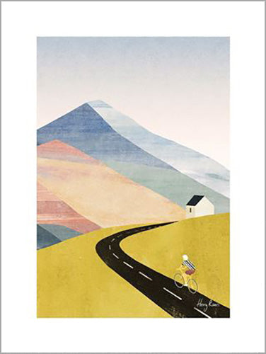 Henry Rivers - Cycling Home 30 x 40cm Art Print