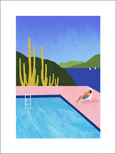 Henry Rivers - Swimming Pool I 30 x 40cm Art Print
