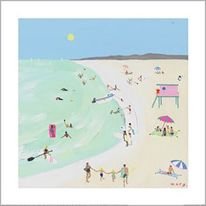 Mary Donald - Hazy Beach Days 40 x 40cm Art Print