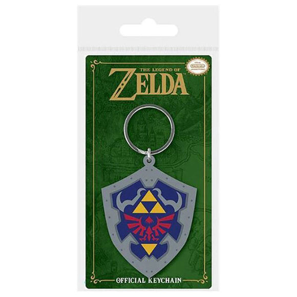 The Legend of Zelda - Hylian Shield Rubber Keychain