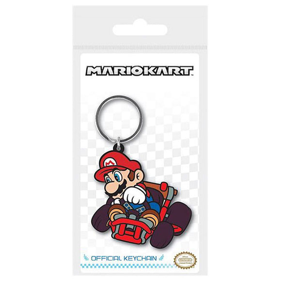 Super Mario - Mario Drift Rubber Keychain