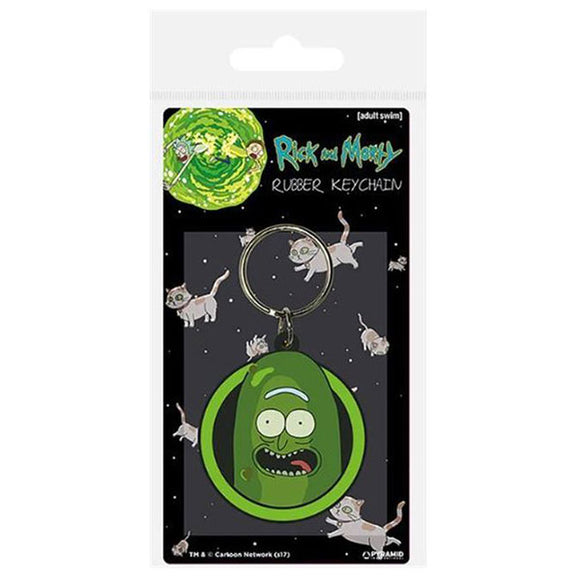 Rick and Morty - Pickle Rick Rubber Keychain