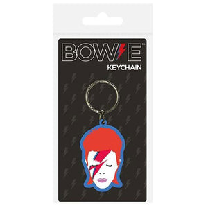 David Bowie - Ziggy Stardust Rubber Keychain