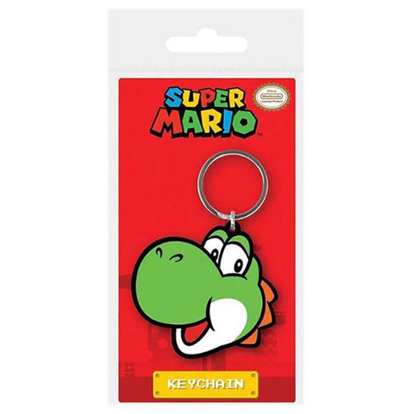 Super Mario - Yoshi Rubber Keychain