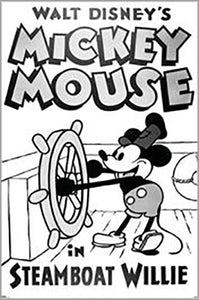 Mickey Mouse - Steamboat Willie Poster