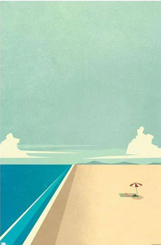 Art Deco - Beach Poster