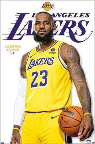 NBA Basketball LA Lakers - LeBron James Feature Series 23 Poster