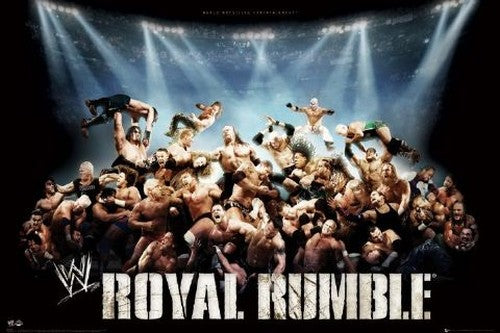 WWE Royal Rumble Pile Up Poster