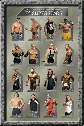 WWE Superstars Poster