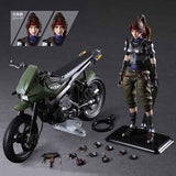 Final Fantasy VII - Jessie & Motorcycle Play Arts Action Figure Set