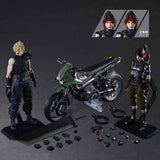 Final Fantasy VII - Jessie, Cloud & Motorcycle Play Arts Action Figure Set