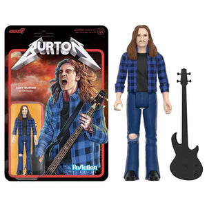 Cliff Burton - Cliff Burton (Flannel shirt) ReAction 3.75" Action Figure