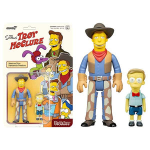 The Simpsons - Troy McClure & Jimmy (Meat and You: Partners in Freedom) ReAction 3.75" Figures - Set of 2