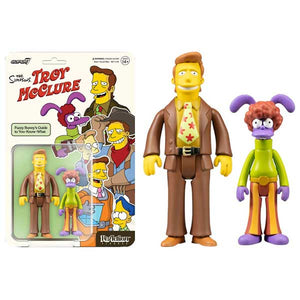 The Simpsons - Troy McClure & Fuzzy Bunny (Guide to You-Know-What) ReAction 3.75" Action Figures - Set of 2