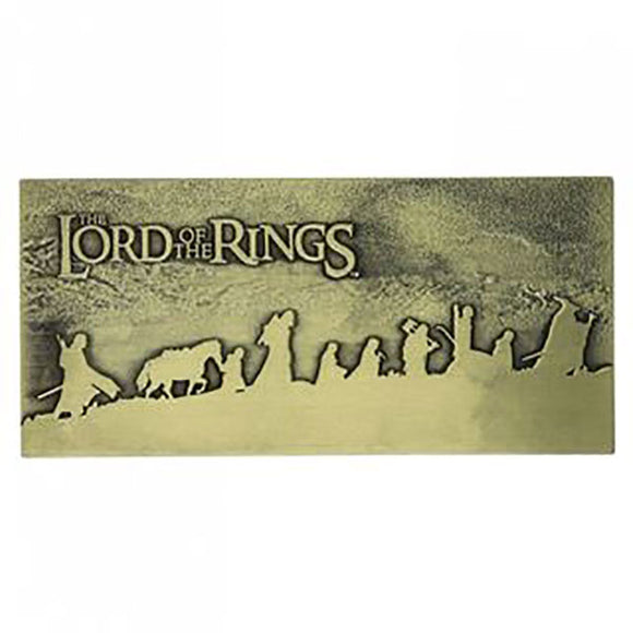 The Lord of the Rings - The Fellowship Plaque