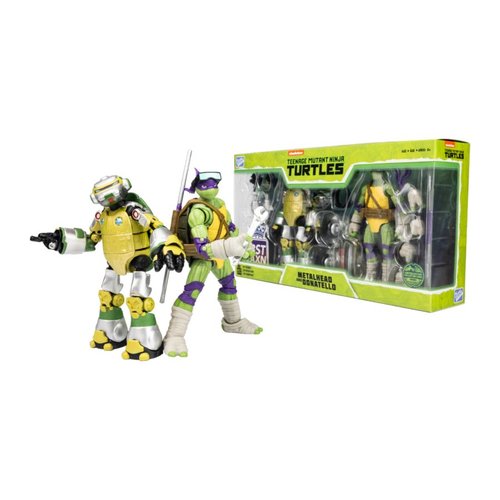 Teenage Mutant Ninja Turtles - Metalhead & Donatello BST AXN 1:15 Scale Action Figures - Set of 2