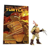 Teenage Mutant Ninja Turtles (Comics) - Raphael (Wave 2) 5" BST AXN Action Figure & Comic Book