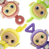 Teletubbies Flocked 2.5'' Collectible Figure Assortment - Set of 6
