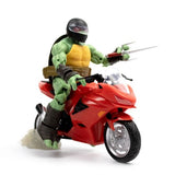Teenage Mutant Ninja Turtles (Comics) - Raphael Ninja with Red Motorcycle BST AXN Action Figure