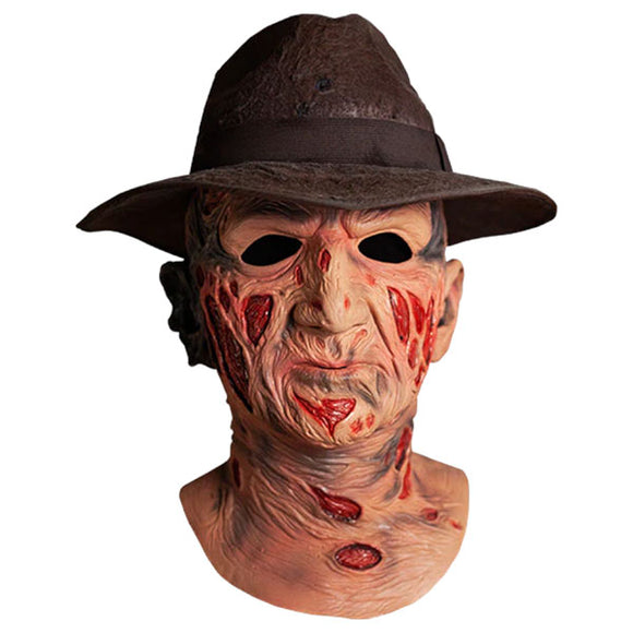 A Nightmare on Elm Street - Freddy Deluxe Mask & Hat (For Adults)