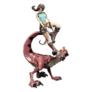 Tomb Raider - Lara & Raptor Mini Epics 9" Vinyl Figure