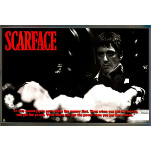 Scarface - In This Country Quote Poster