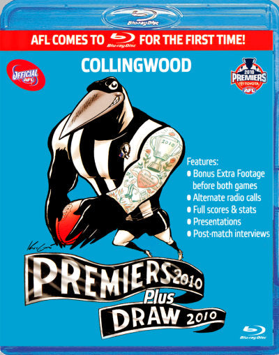 AFL: Collingwood - Premiers 2010 Plus Draw 2010 (Blu-ray)