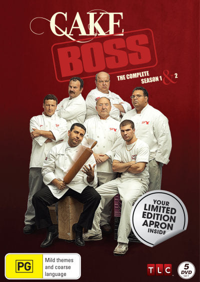 Cake Boss: The Complete Season 1 & 2 Collection + Limited Edition Apron (DVD)