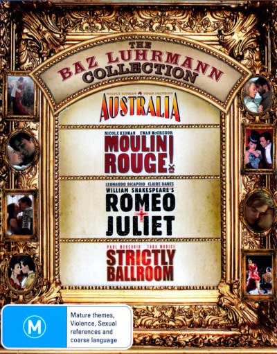 The Baz Luhrmann Collection (Australia / Moulin Rouge! / Romeo + Juliet (1996) / Strictly Ballroom) (Blu-ray)
