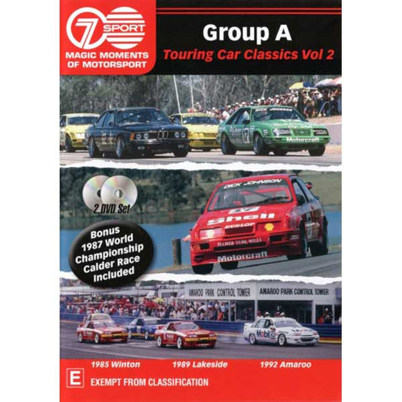 Group A: Touring Car Classics Vol 2 (1985 Winton / 1989 Lakeside / 1992 Amaroo) (Bonus 1987 World Championship Calder) (Magic Moments of Motorsports) (DVD)