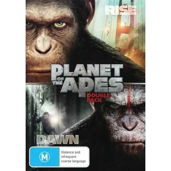 Planet of the Apes Double Pack (Rise of the Planet of the Apes / Dawn of the Planet of the Apes) (DVD)