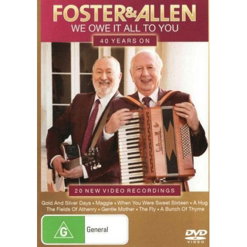 Foster & Allen: We Owe It All To You - 40 Years On (DVD)