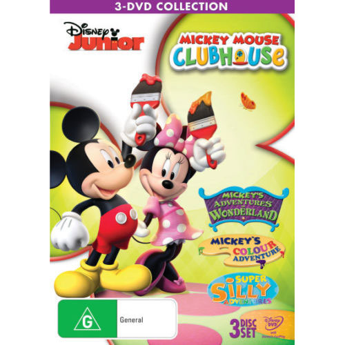 Mickey Mouse Clubhouse (Mickey's Adventures in Wonderland / Mickey's Colour Adventure / Super Silly Adventures) (3-DVD Collection)