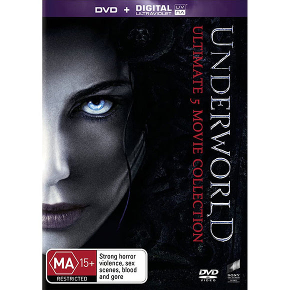 Underworld: Ultimate 5 Movie Collection (Underworld / Evolution / Rise of the Lycans / Awakening / Blood Wars) (DVD)