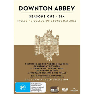 Downton Abbey: Seasons 1 - 6 (The Complete Gold Collection) (DVD)