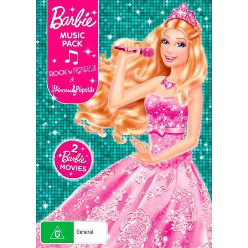 Barbie: Music Pack (Rock 'n Royals / The Princess & The Popstar) (DVD)