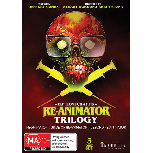 Re-Animator Trilogy (H.P. Lovecraft's) (Re-Animator / Bride of Re-Animator / Beyond Re-Animator) (DVD)