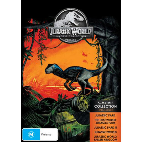 Jurassic World: 5 Movie Collection (Jurassic Park / The Lost World / Jurassic Park III / Jurassic World / Jurassic World: Fallen Kingdom)