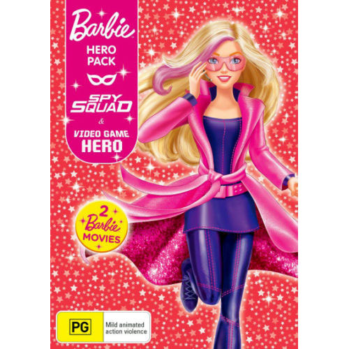 Barbie: Hero Pack (Spy Squad & Video Game Hero) (DVD)