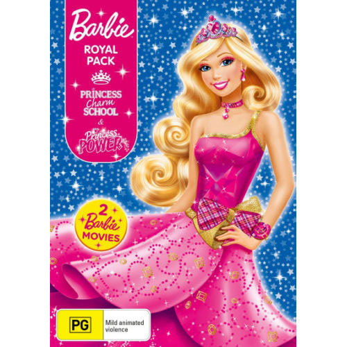 Barbie: Royal Pack (Princess Charm School & Princess Power) (DVD)