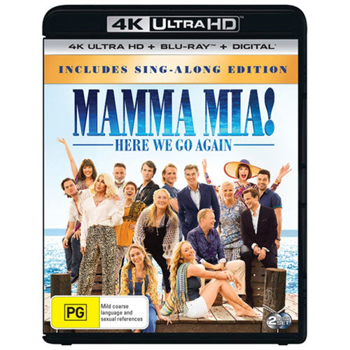 Mamma Mia!: Here We Go Again (Includes Sing-Along Edition) (4K UHD / Blu-ray)