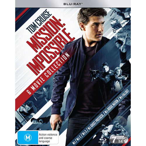 Mission: Impossible - 6 Movie Collection (Mission:Impossible/M:I-2/M:I:III/Ghost Protocol/Rogue Nation/Fallout) (Blu-ray/Bonus Disc)