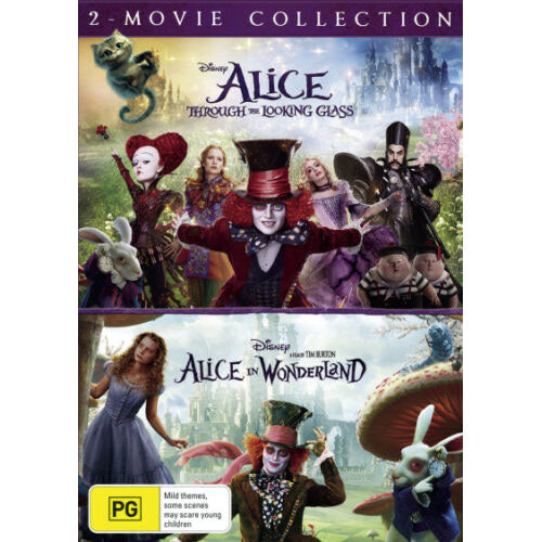 Alice: Through The Looking Glass (2016) / Alice in Wonderland (2010) (2-Movie Collection) (DVD)